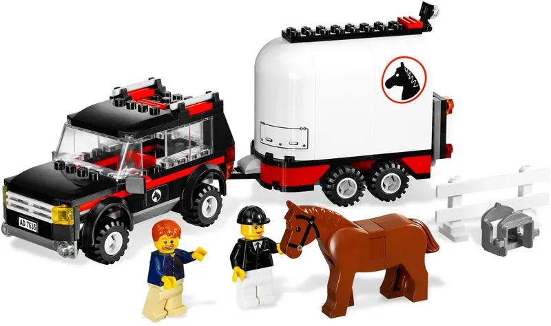 LEGO City 7635 4WD with Horse Trailer set