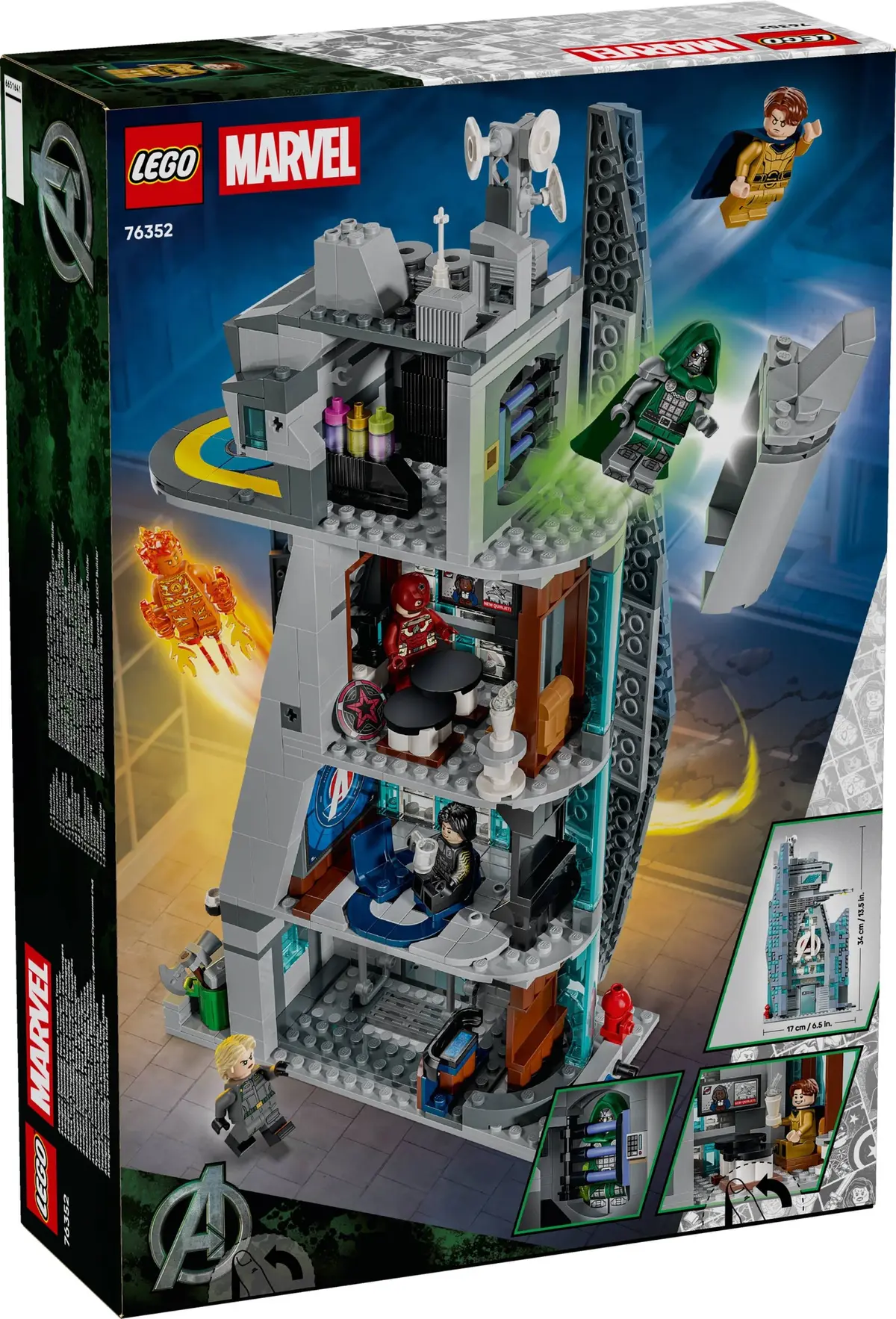 LEGO Marvel Super Heroes 76352 Avengers: Doomsday New Avengers Tower set, image 3