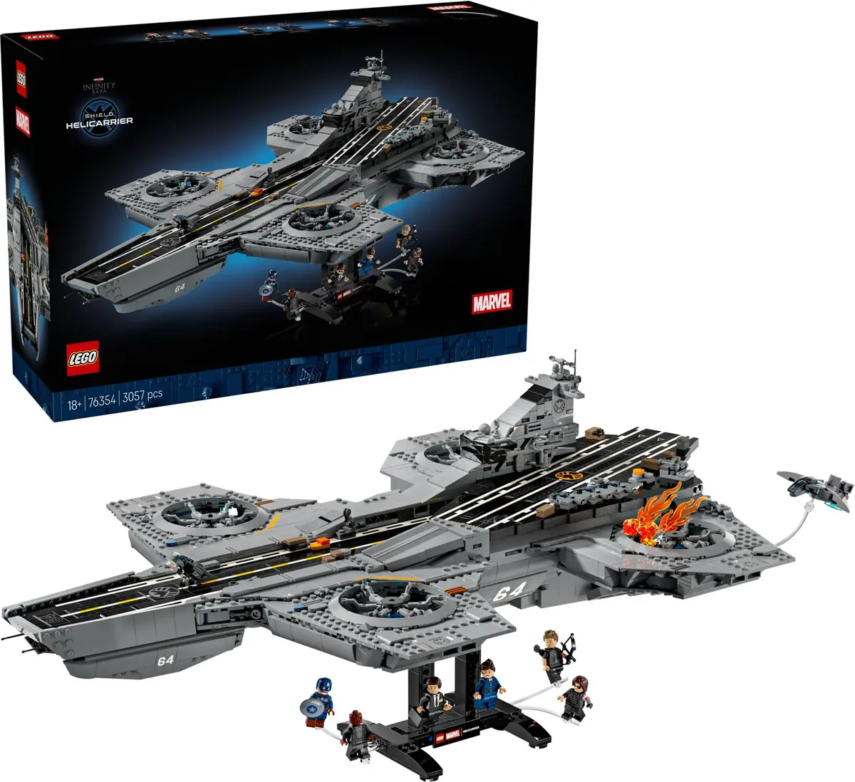 LEGO Marvel Super Heroes 76354 S.H.I.E.L.D. Helicarrier set, image 4