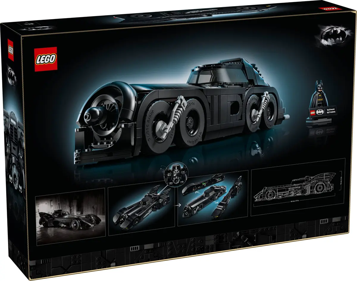 LEGO DC Comics Super Heroes 76355 Batman Returns Batmobile set, image 3