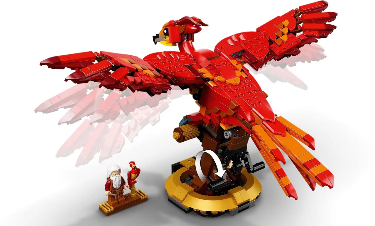 LEGO Harry Potter 76394 Fawkes, Dumbledore's Phoenix set, image 8