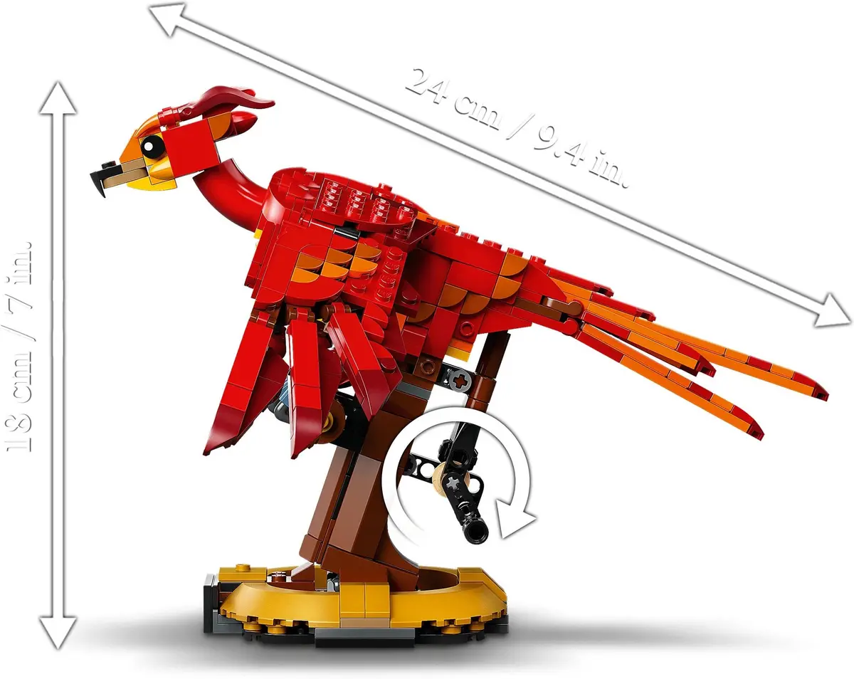LEGO Harry Potter 76394 Fawkes, Dumbledore's Phoenix set, image 10