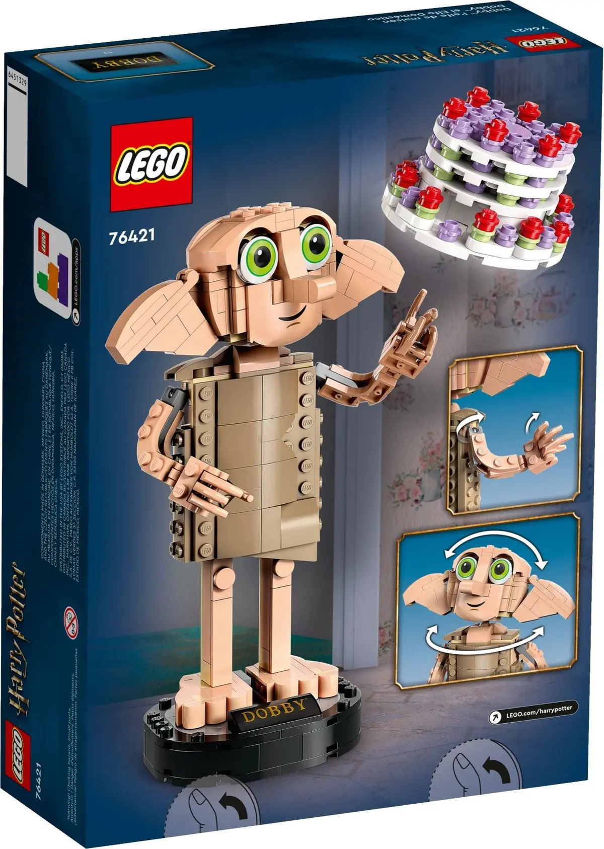 LEGO Harry Potter 76421 Dobby the House-Elf set, image 6