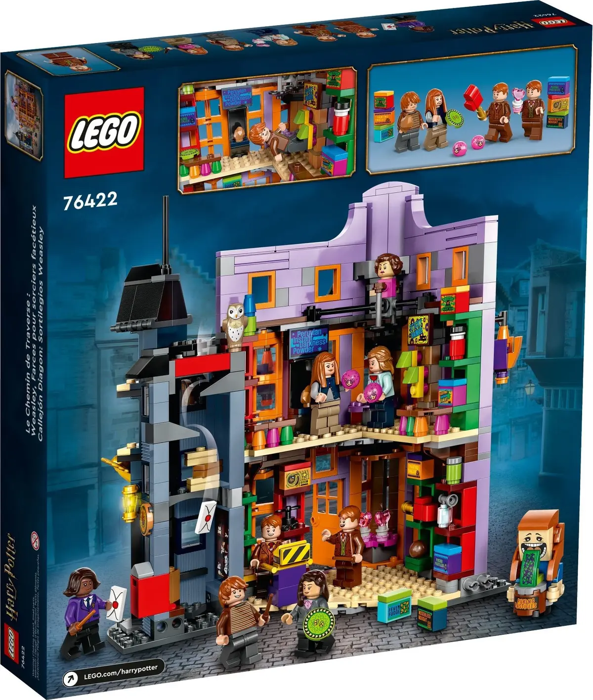 LEGO Harry Potter 76422 Diagon Alley: Weasleys' Wizard Wheezes set, image 6