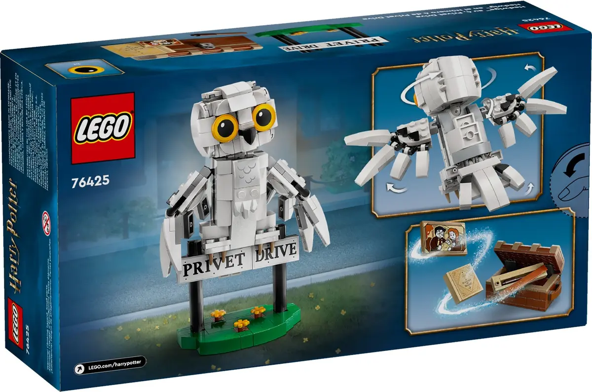 LEGO Harry Potter 76425 Hedwig at 4 Privet Drive set, image 3