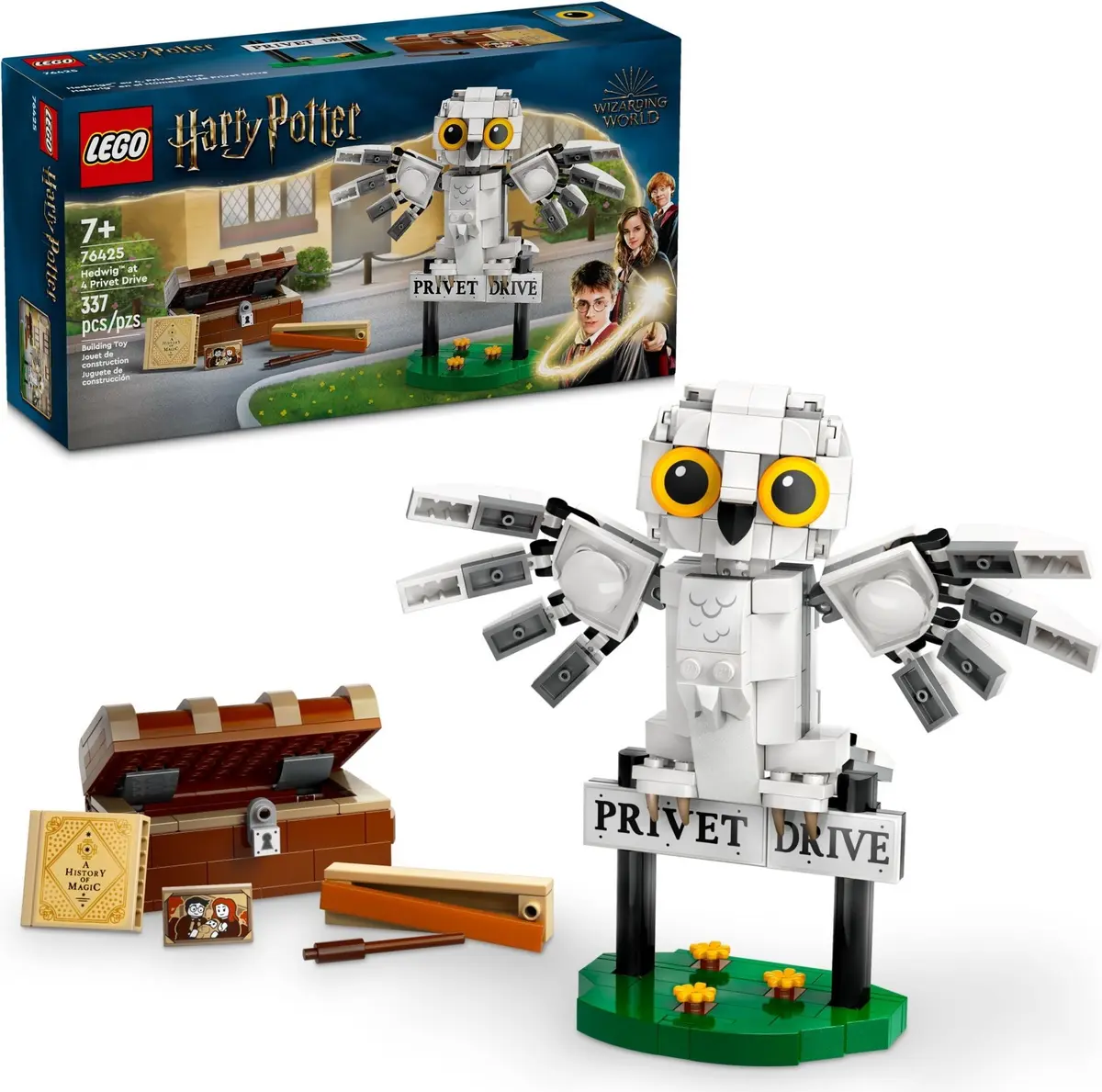 LEGO Harry Potter 76425 Hedwig at 4 Privet Drive set, image 4