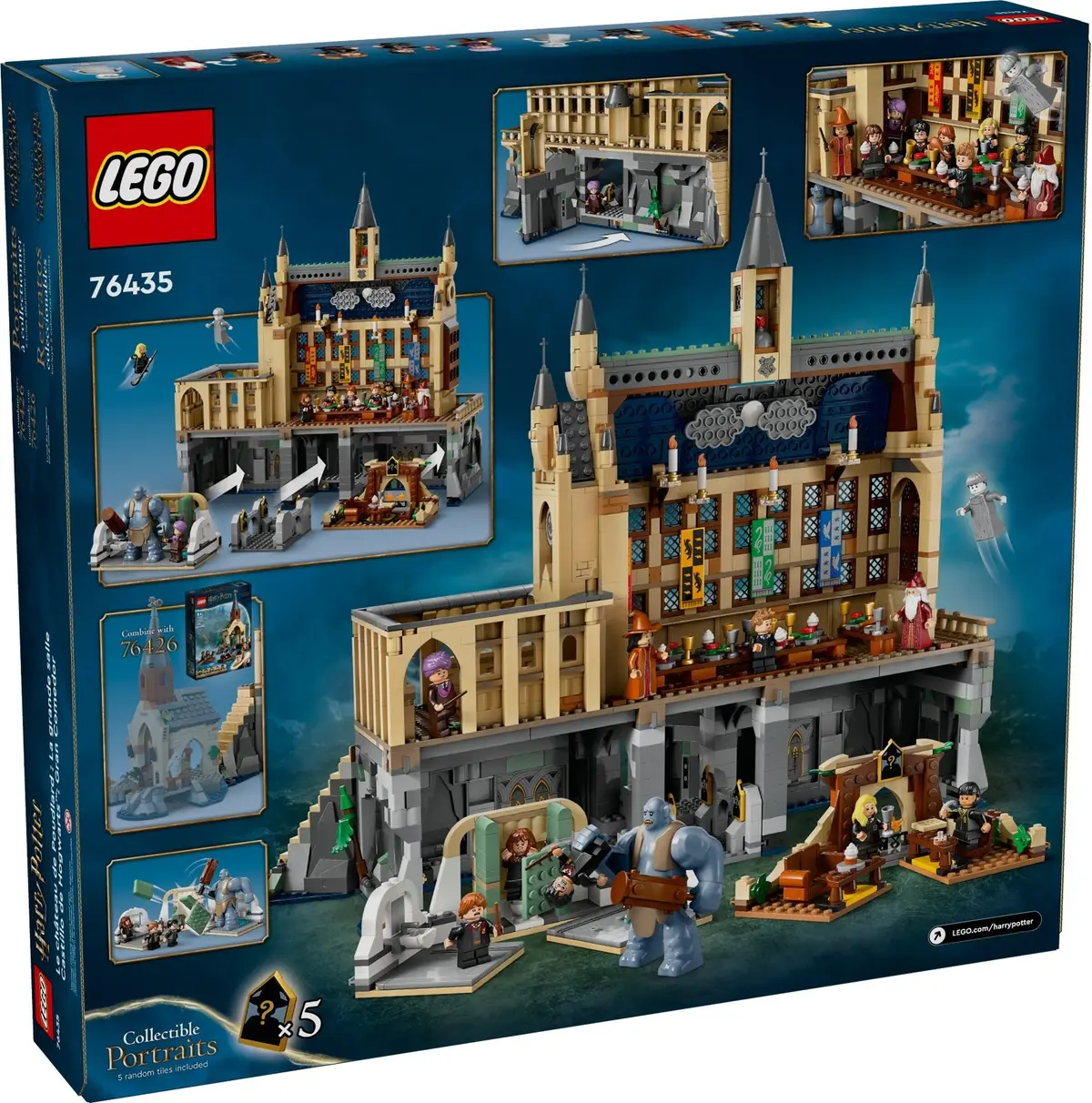 LEGO Harry Potter 76435 Hogwarts Castle: The Great Hall set, image 6