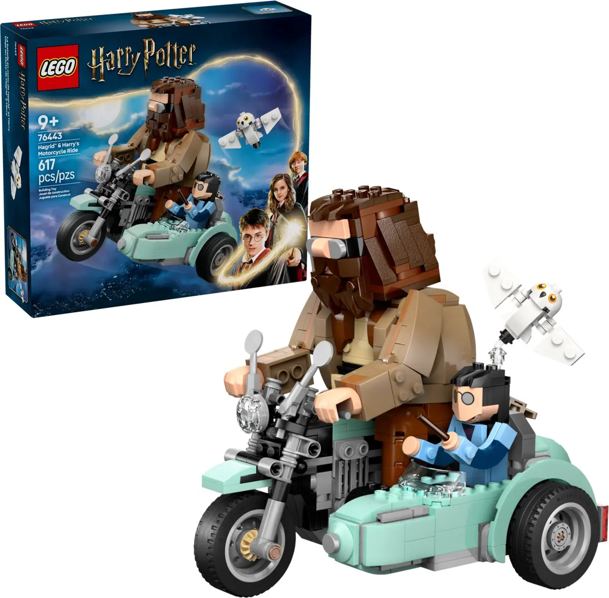 LEGO Harry Potter 76443 Hagrid & Harry's Motorcycle Ride set, image 3