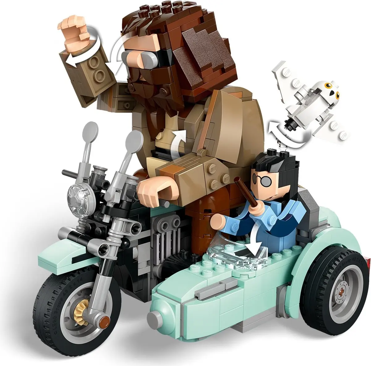 LEGO Harry Potter 76443 Hagrid & Harry's Motorcycle Ride set, image 7