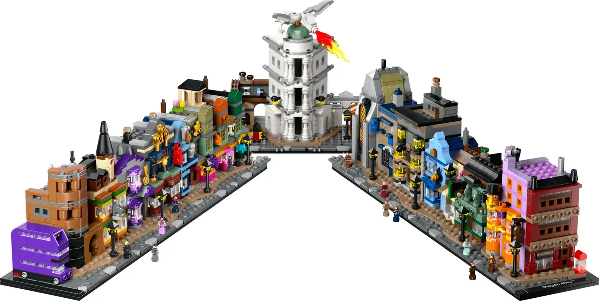 LEGO Harry Potter 76444 Diagon Alley Wizarding Shops set
