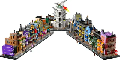 LEGO Harry Potter 76444 Diagon Alley Wizarding Shops set
