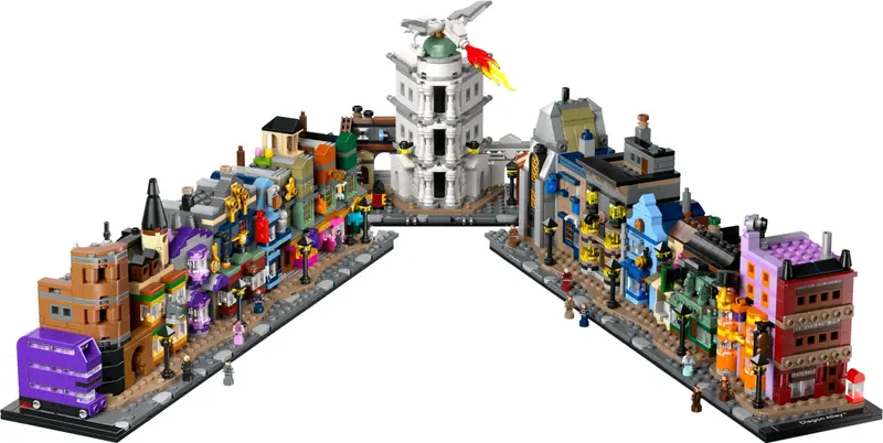 LEGO Harry Potter 76444 Diagon Alley Wizarding Shops set
