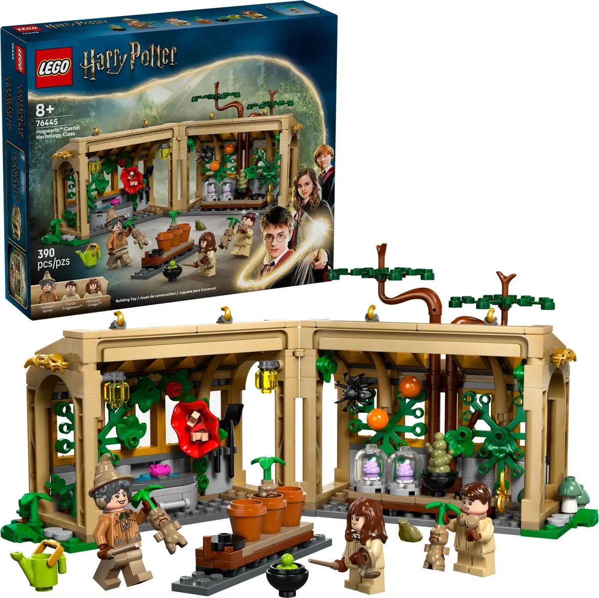LEGO Harry Potter 76445 Hogwarts Castle: Herbology Class set, image 3