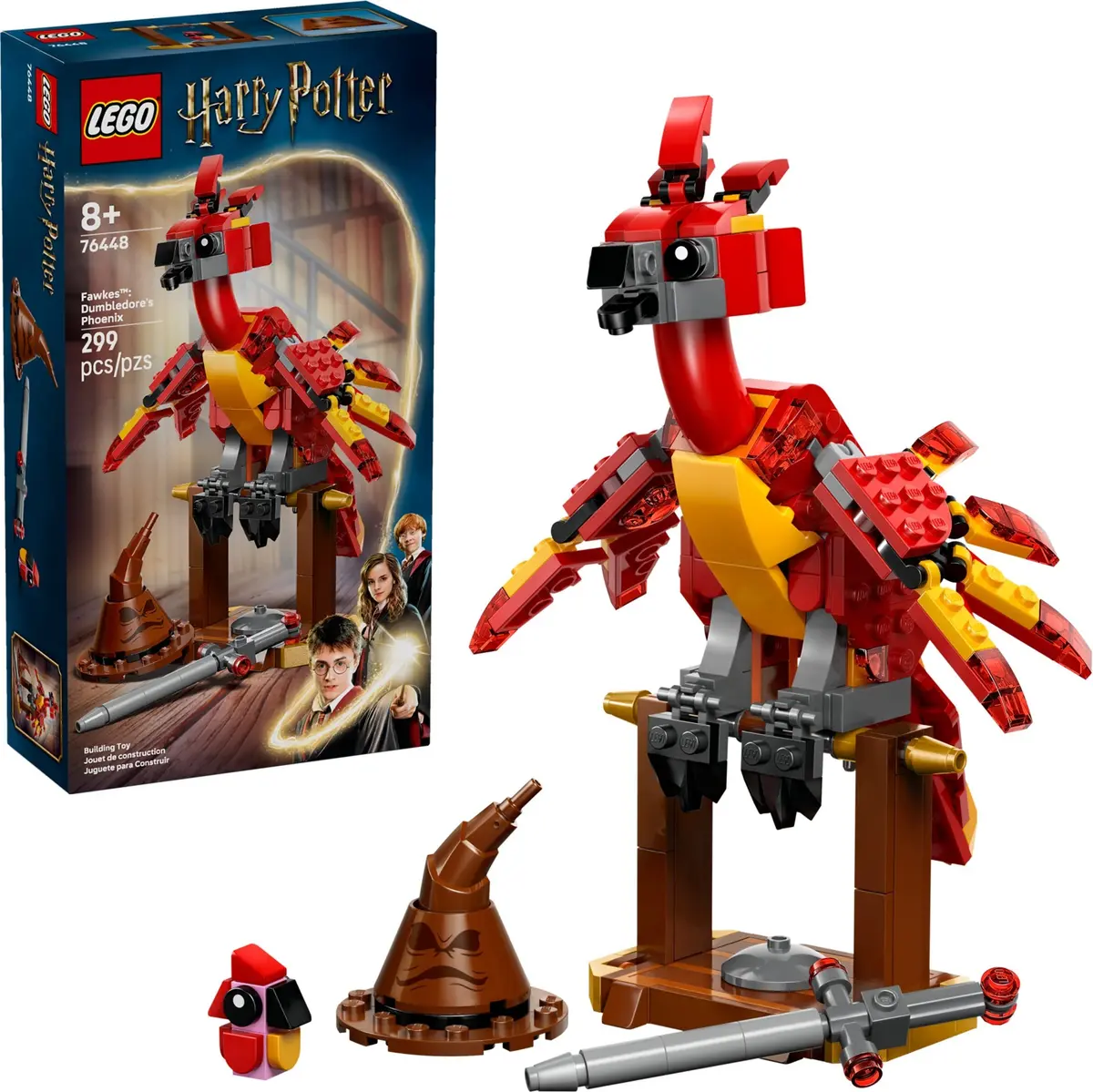 LEGO Harry Potter 76448 Fawkes: Dumbledore's Phoenix set, image 3