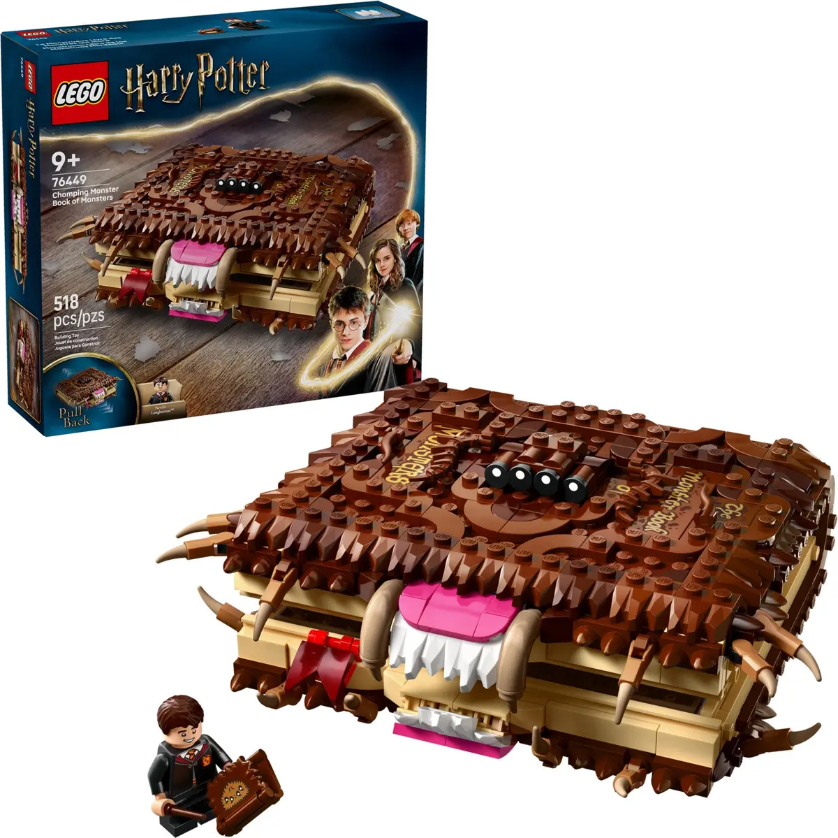 LEGO Harry Potter 76449 Chomping Monster Book of Monsters set, image 3
