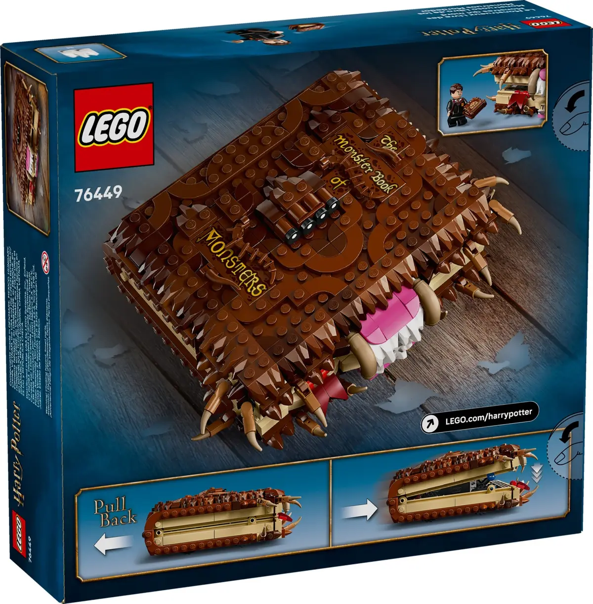 LEGO Harry Potter 76449 Chomping Monster Book of Monsters set, image 2