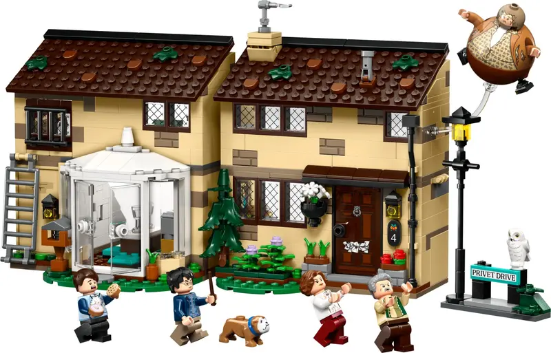 LEGO Harry Potter 76451 Privet Drive: Aunt Marge's Visit set