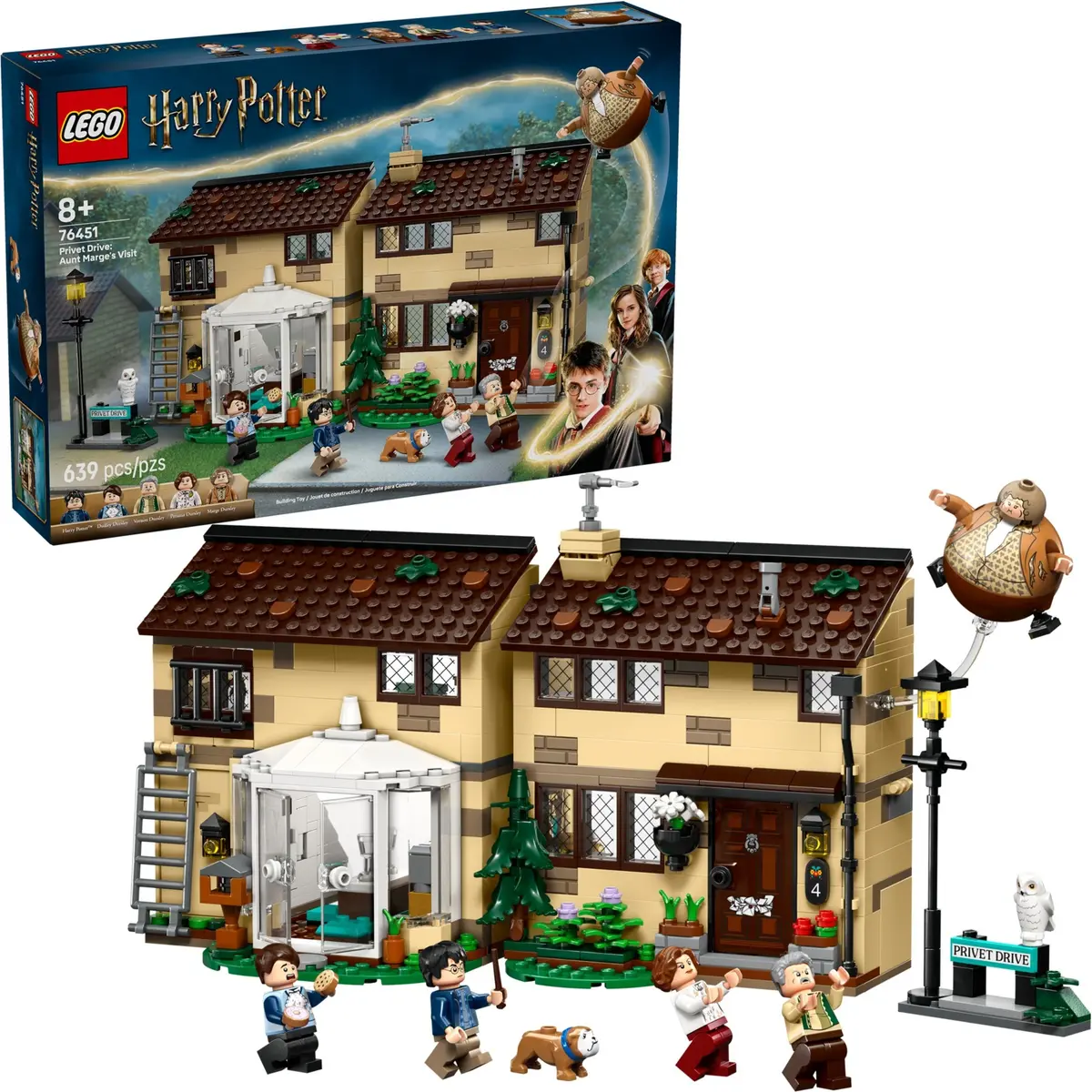 LEGO Harry Potter 76451 Privet Drive: Aunt Marge's Visit set, image 7