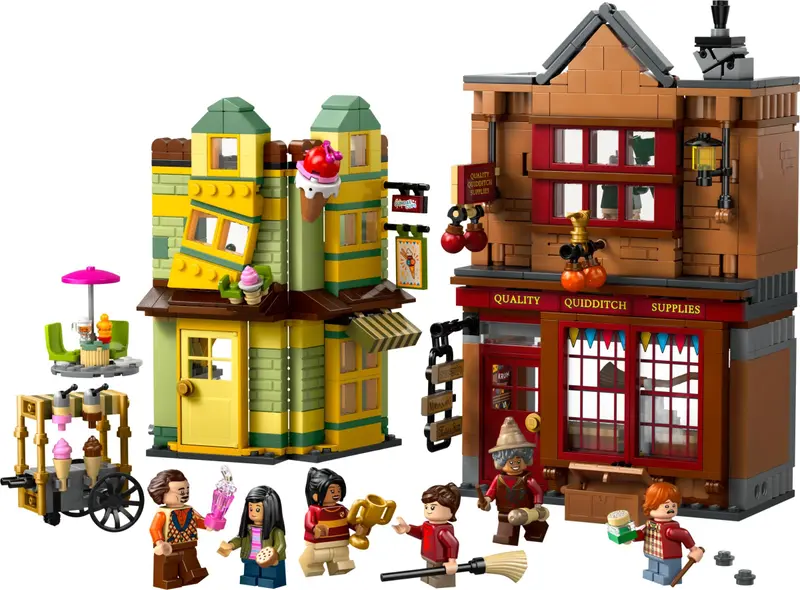 LEGO Harry Potter 76452 Quality Quidditch Supplies & Ice Cream Parlour set