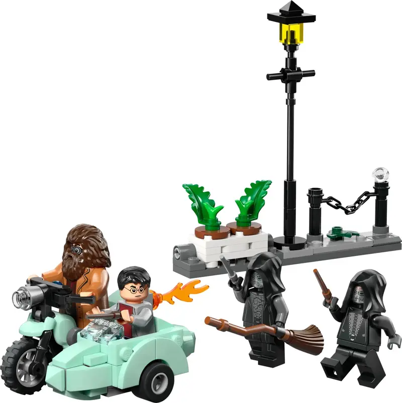LEGO Harry Potter 76459 Hagrid & Harry's Privet Drive Escape set