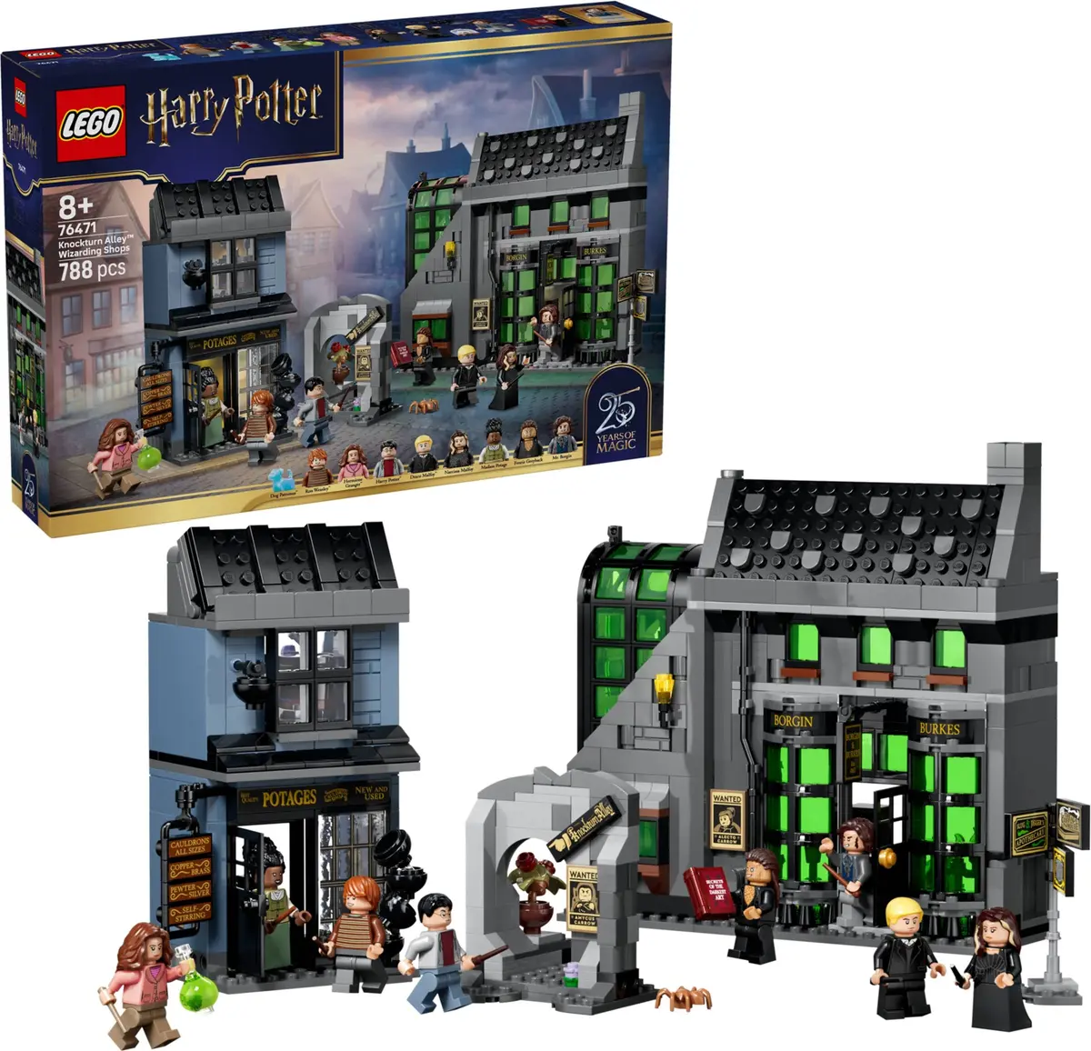 LEGO Harry Potter 76471 Knockturn Alley Wizarding Shops set, image 5