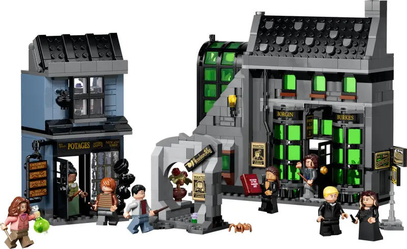 LEGO Harry Potter 76471 Knockturn Alley Wizarding Shops set