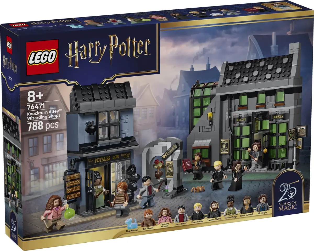 LEGO Harry Potter 76471 Knockturn Alley Wizarding Shops set, image 2