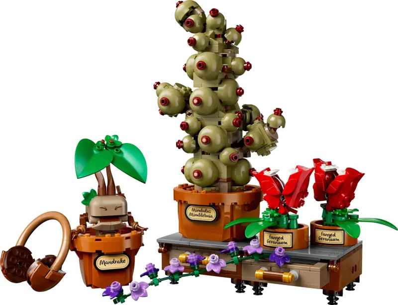 LEGO Harry Potter 76474 Hogwarts Herbology Plants set