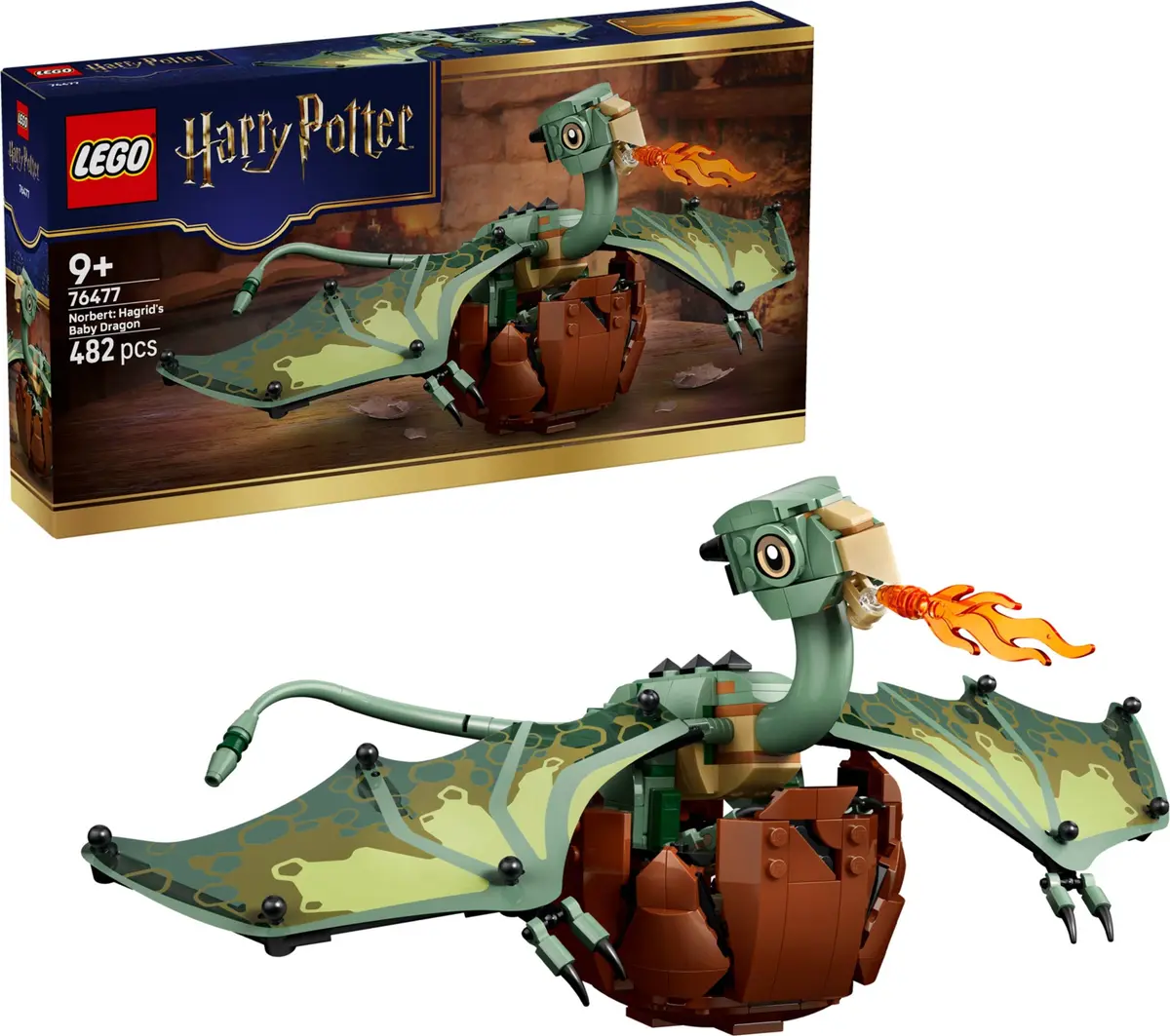 LEGO Harry Potter 76477 Norbert: Hagrid's Baby Dragon set, image 4