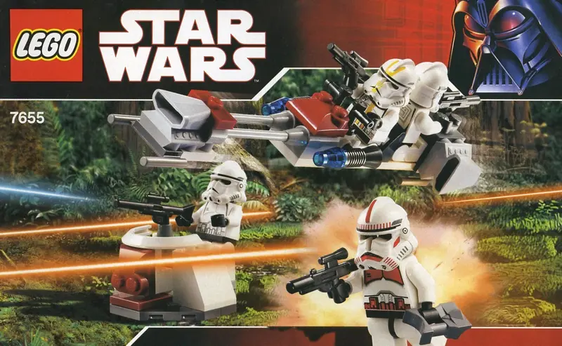 LEGO Star Wars 7655 Clone Troopers Battle Pack set