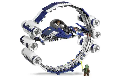 LEGO Star Wars 7661 Jedi Starfighter with Hyperdrive Booster Ring set, image 2