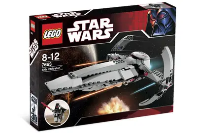 LEGO Star Wars 7663 Sith Infiltrator set, image 3