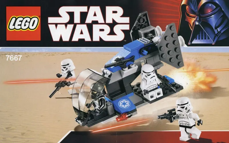 LEGO Star Wars 7667 Imperial Dropship set