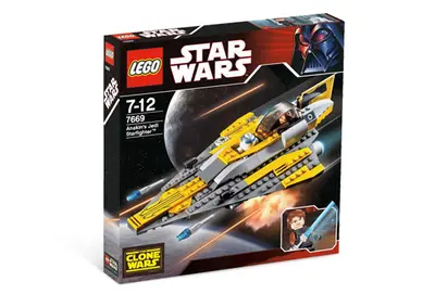 LEGO Star Wars 7669 Anakin's Jedi Starfighter set, image 3
