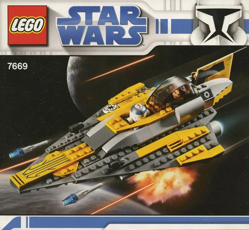 LEGO Star Wars 7669 Anakin's Jedi Starfighter set