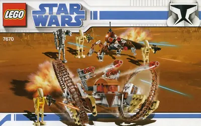 LEGO Star Wars 7670 Hailfire Droid & Spider Droid set