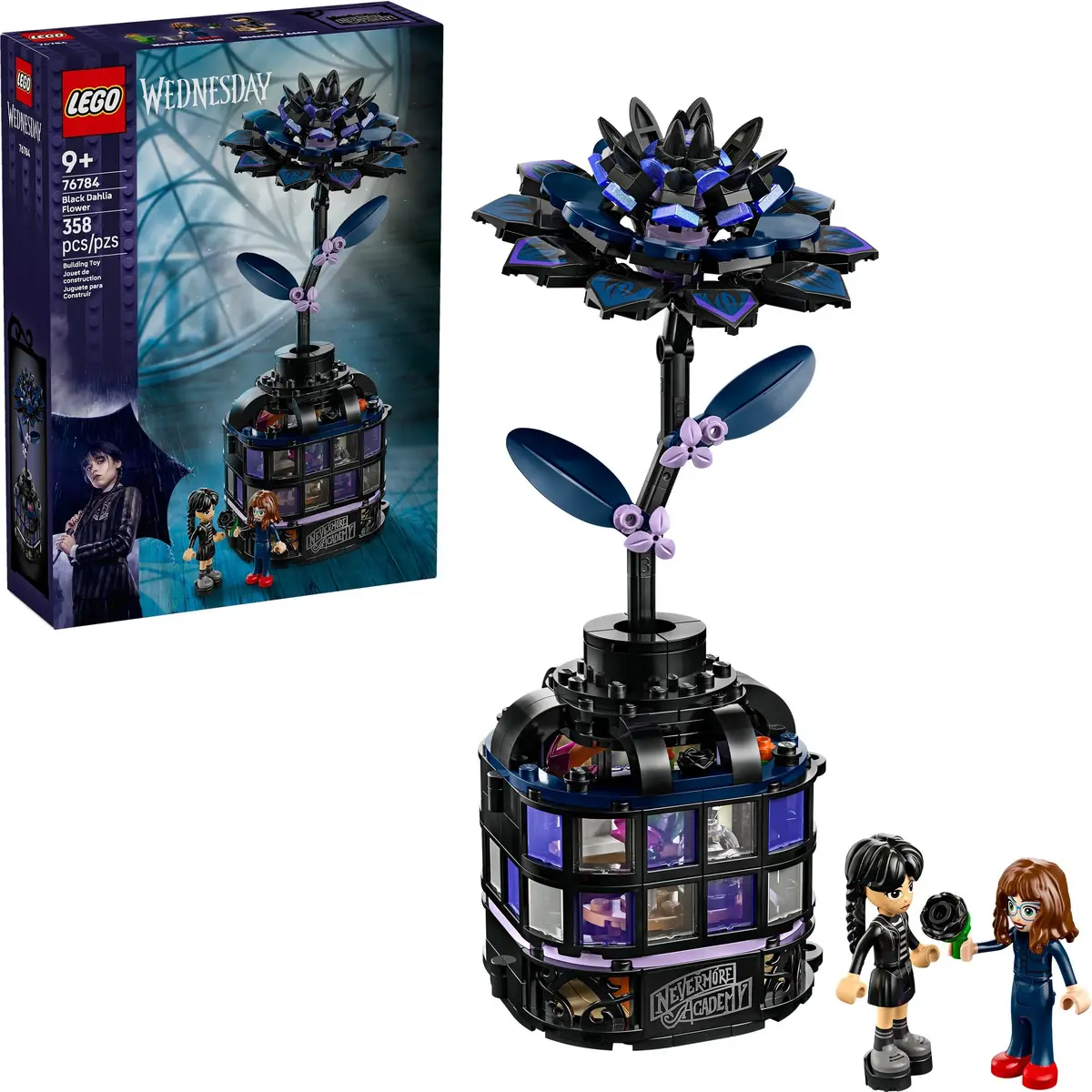 LEGO Wednesday 76784 Black Dahlia Flower set, image 4