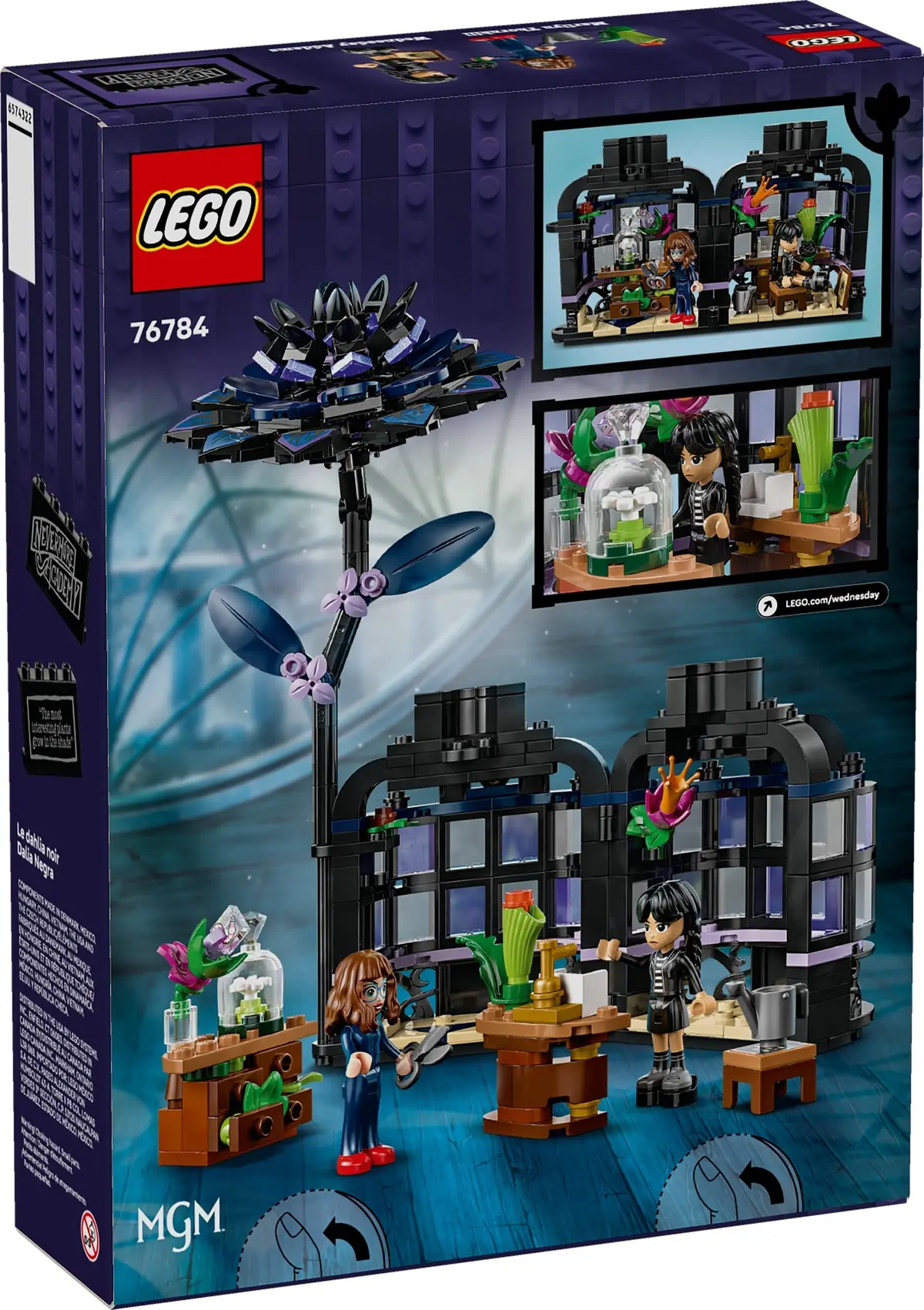 LEGO Wednesday 76784 Black Dahlia Flower set, image 3