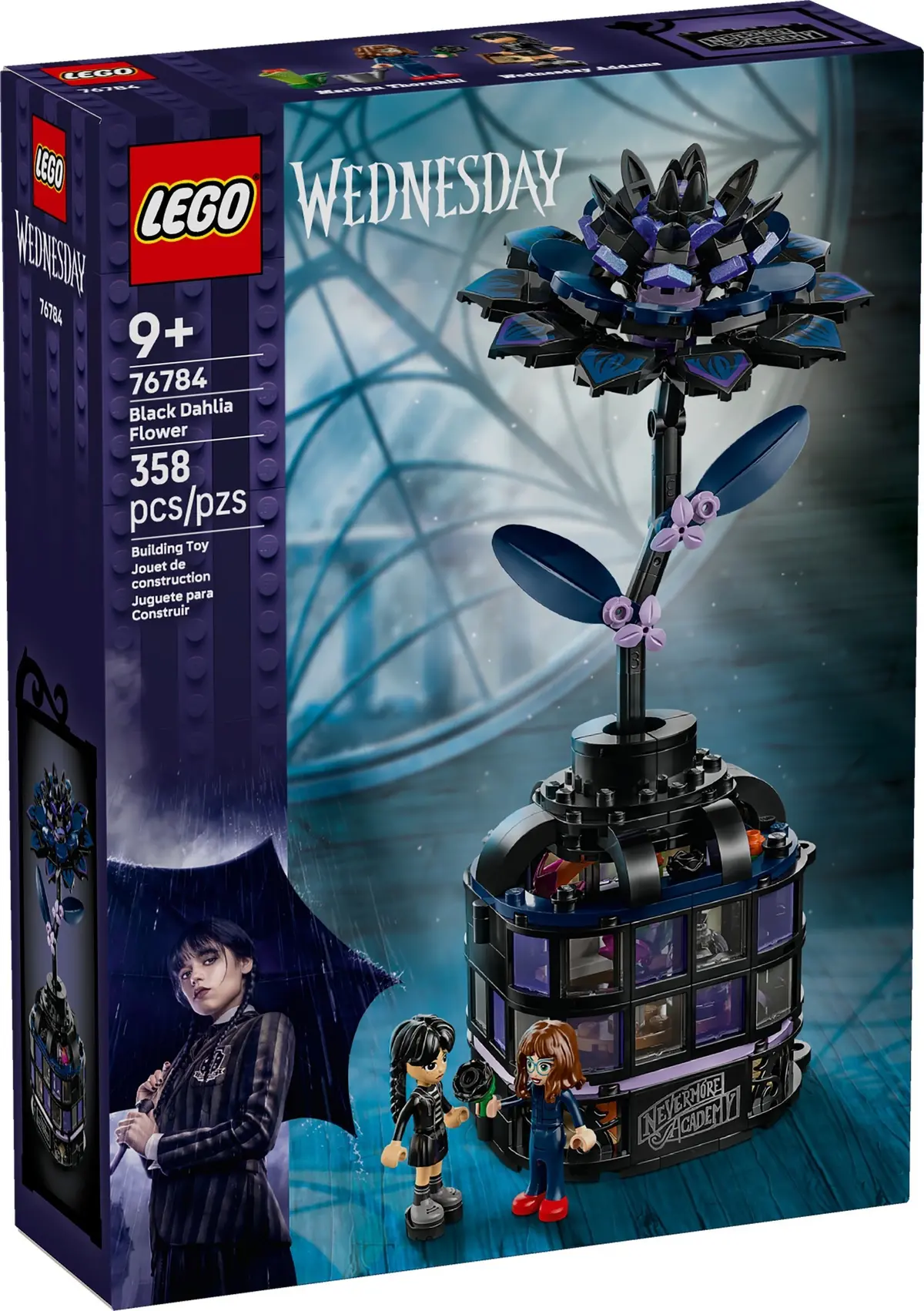 LEGO Wednesday 76784 Black Dahlia Flower set, image 2