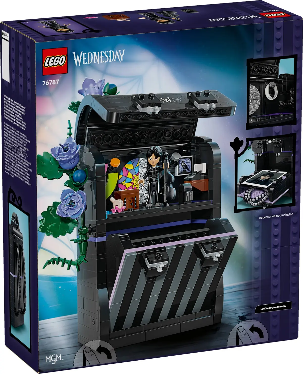 LEGO Wednesday 76787 Wednesday Backpack set, image 3