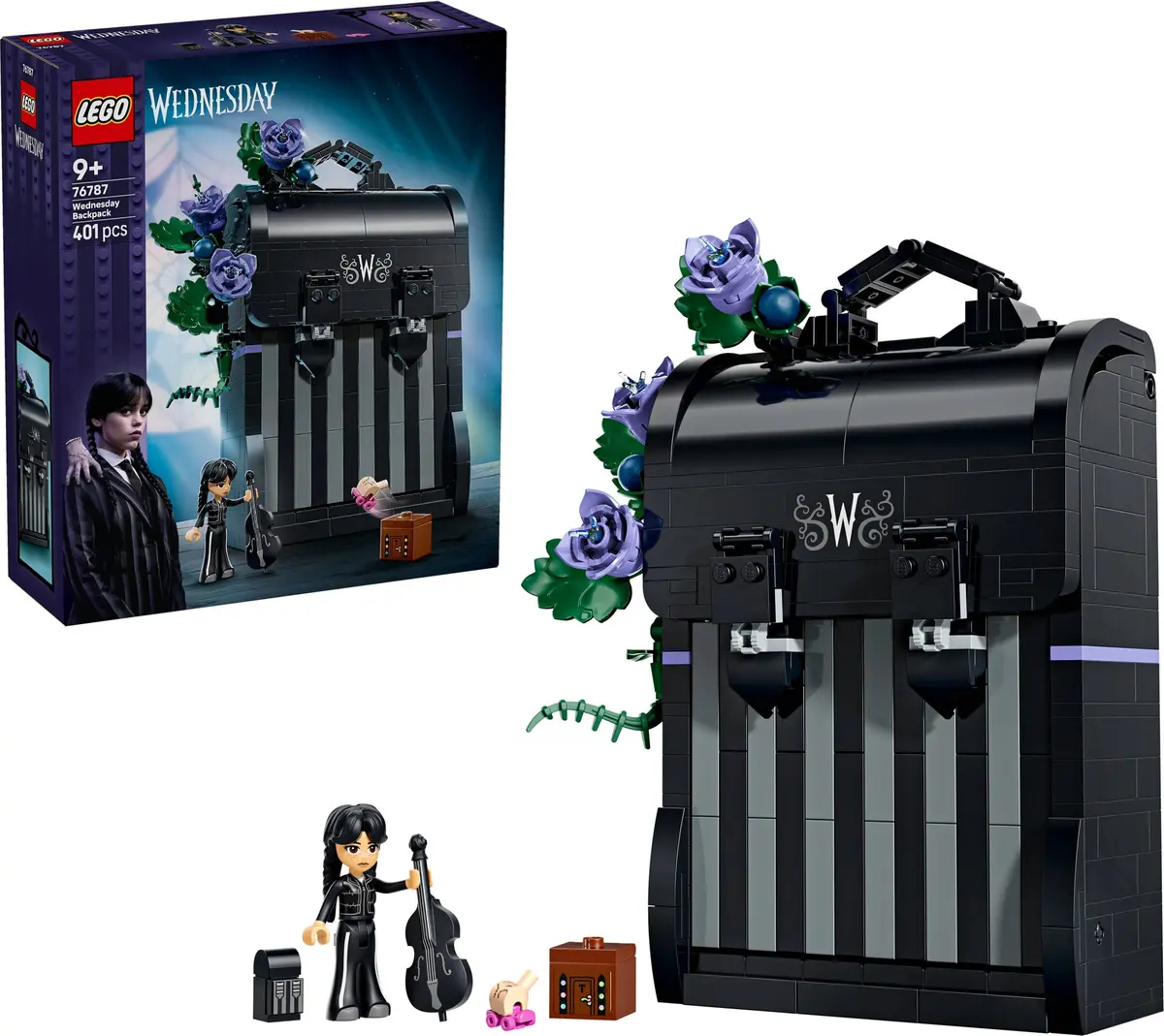 LEGO Wednesday 76787 Wednesday Backpack set, image 4