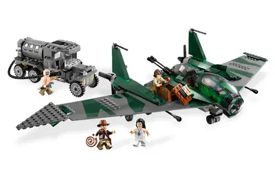 LEGO Indiana Jones 7683 Fight on the Flying Wing set, image 2