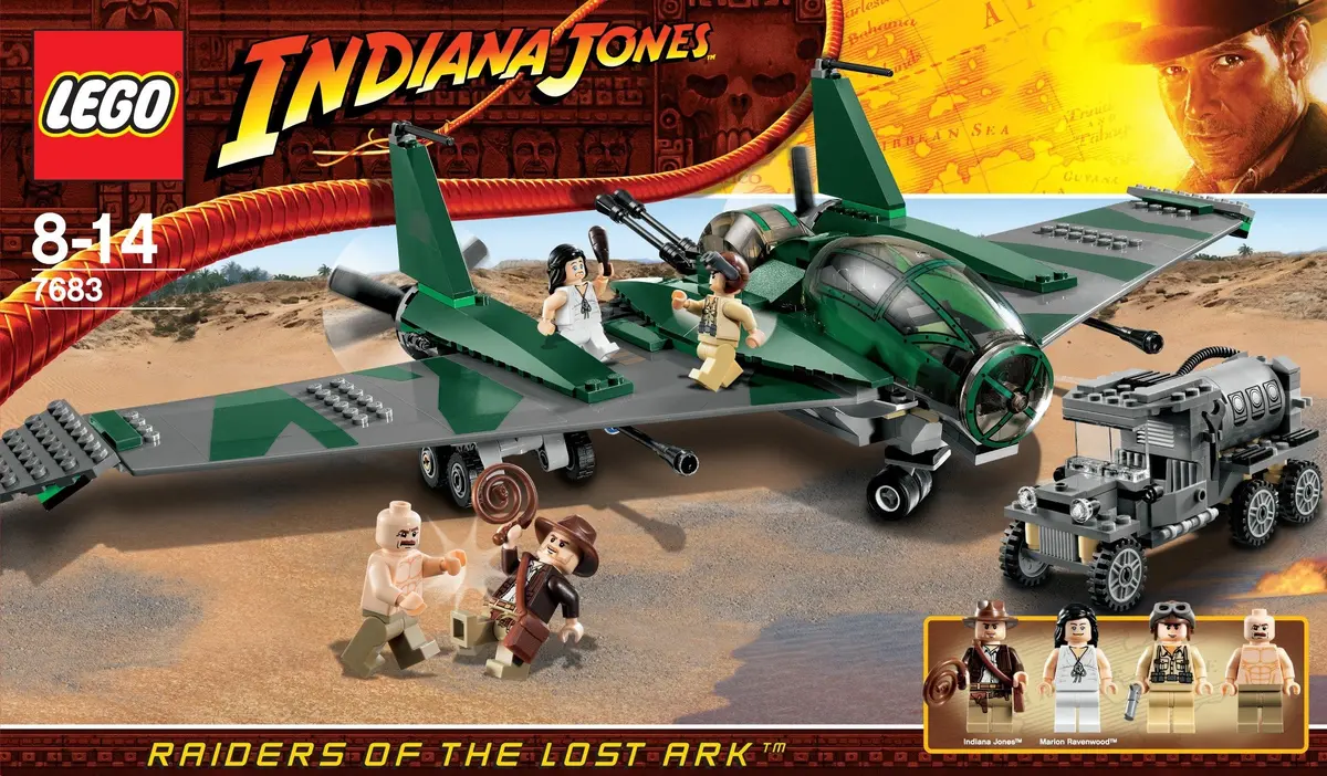 LEGO Indiana Jones 7683 Fight on the Flying Wing set, image 6