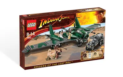LEGO Indiana Jones 7683 Fight on the Flying Wing set, image 3