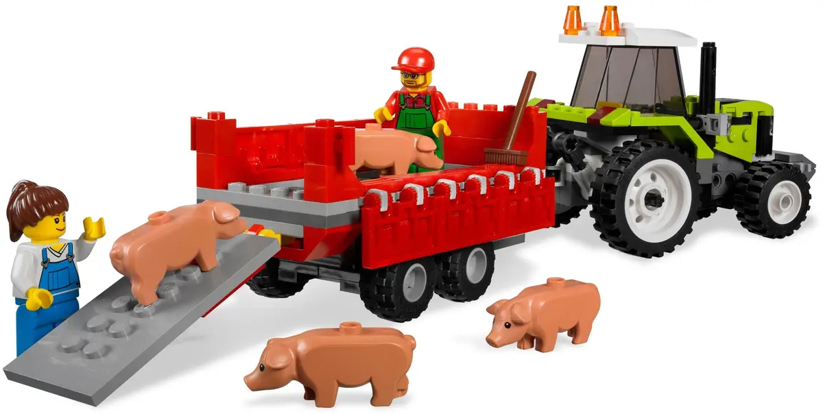 LEGO City 7684 Pig Farm & Tractor set, image 11