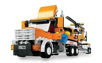 LEGO City 7686 Helicopter Transporter set, image 7