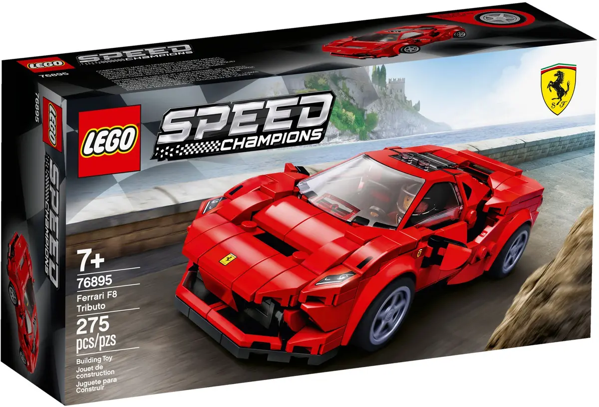 LEGO Speed Champions 76895 Ferrari F8 Tributo set, image 2
