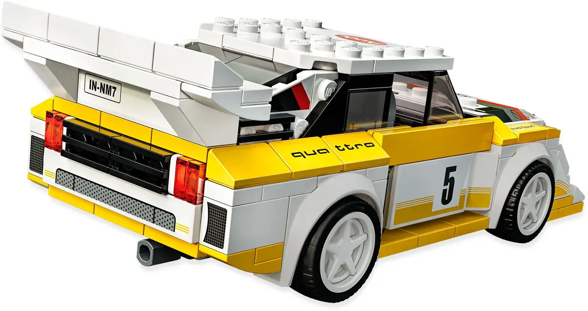 LEGO Speed Champions 76897 1985 Audi Sport quattro S1 set, image 4