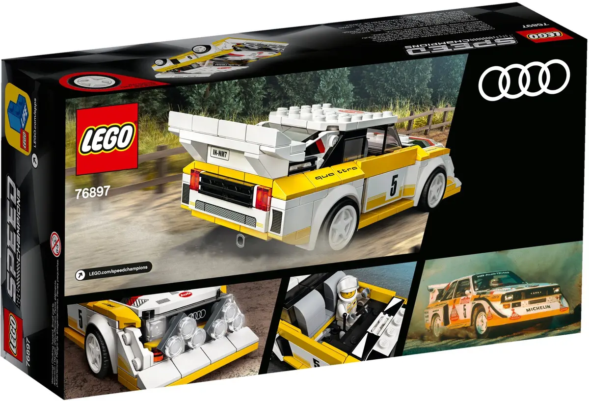 LEGO Speed Champions 76897 1985 Audi Sport quattro S1 set, image 5