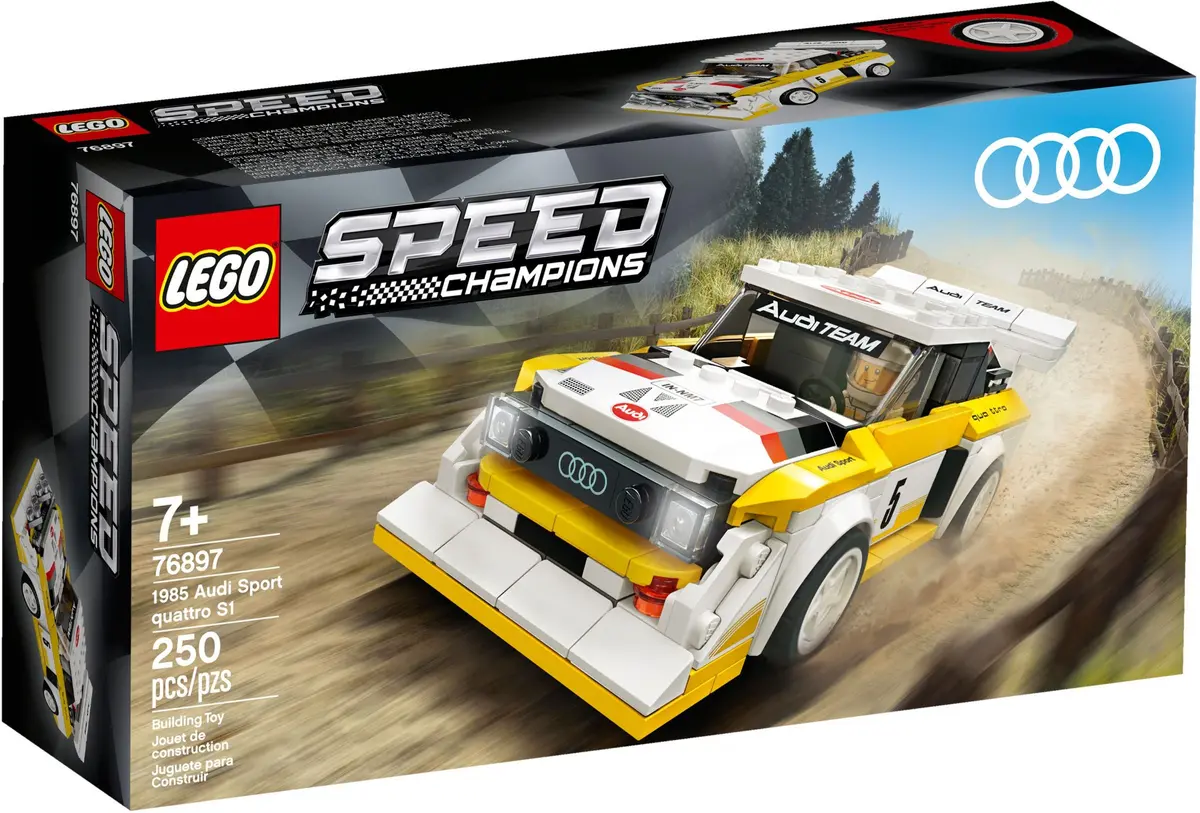LEGO Speed Champions 76897 1985 Audi Sport quattro S1 set, image 2